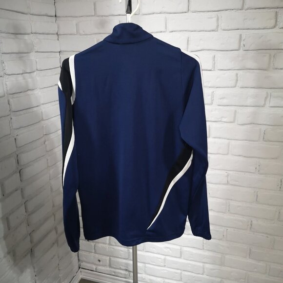 Adidas Clima 365 Navy Black & White Ladies Size Small 1/4 Zip Athletic Jacket - Picture 2 of 11